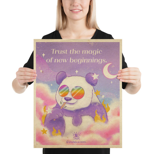 Affirmation Bear Poster